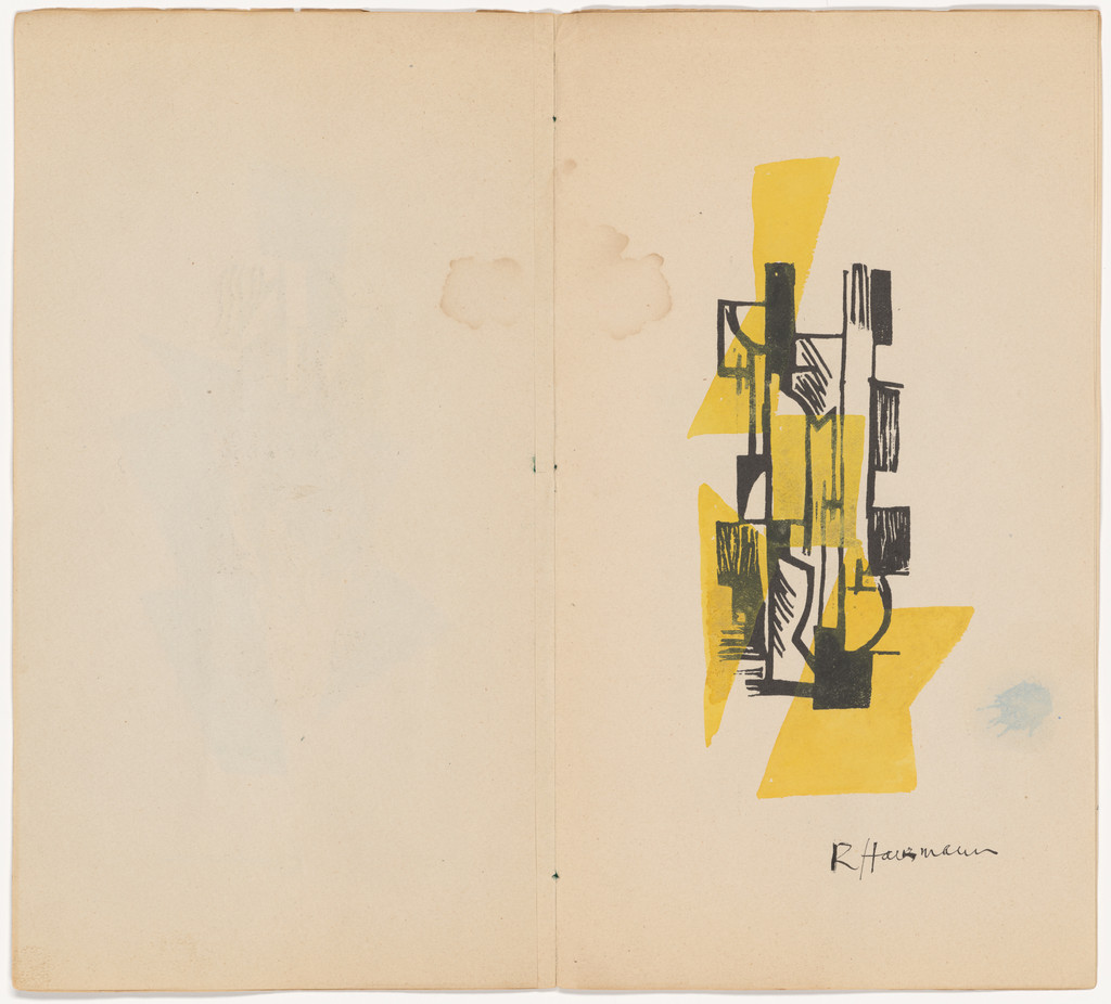 Plate (folio 4) from Material der Malerei Plastik Architektur by Raoul Hausmann