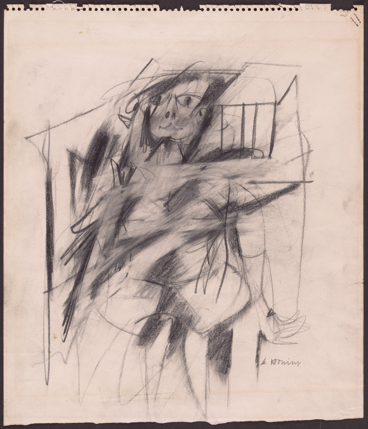 Willem de Kooning. Seated Woman. 1953–54