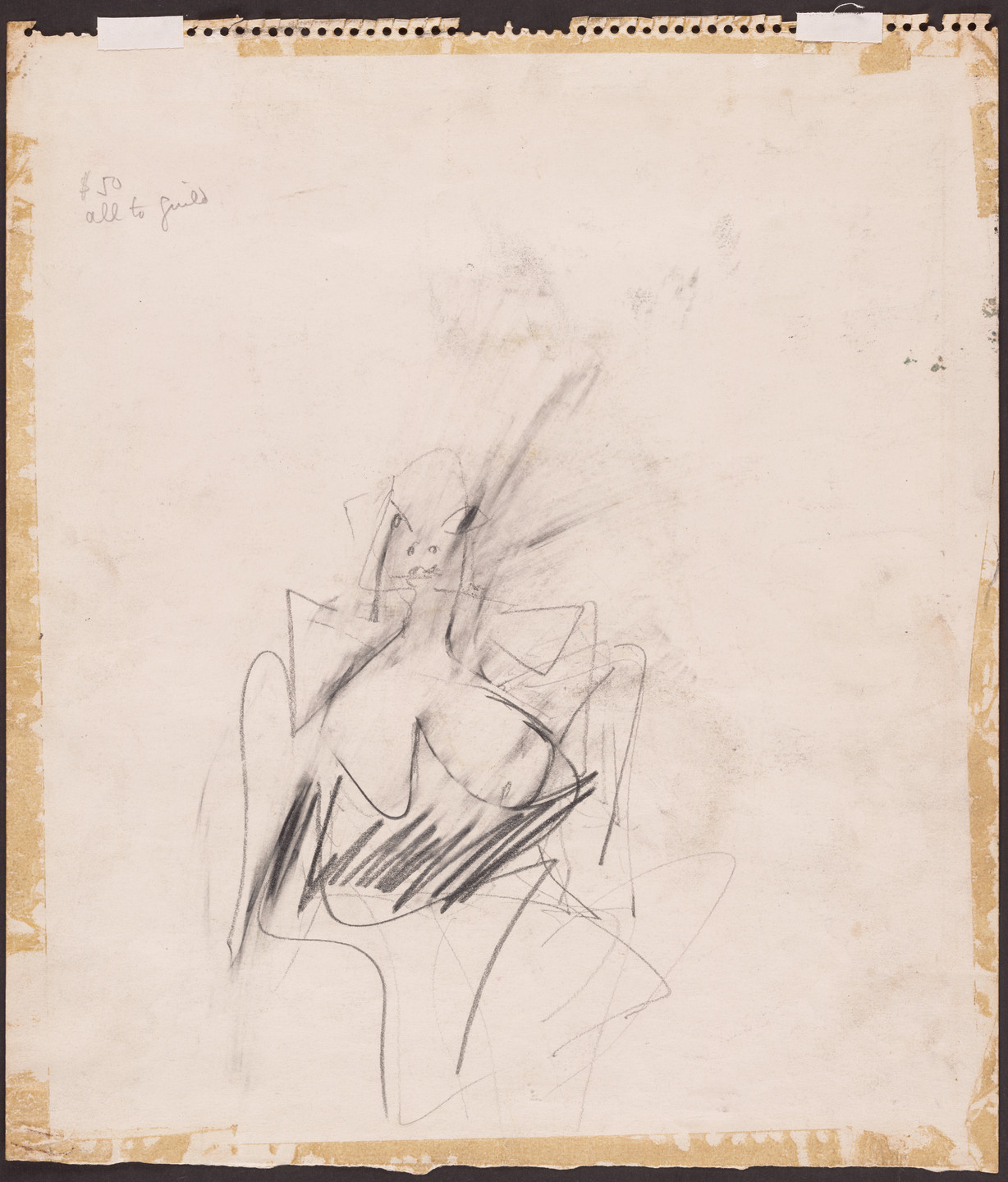 Willem de Kooning. Seated Woman. 1953–54