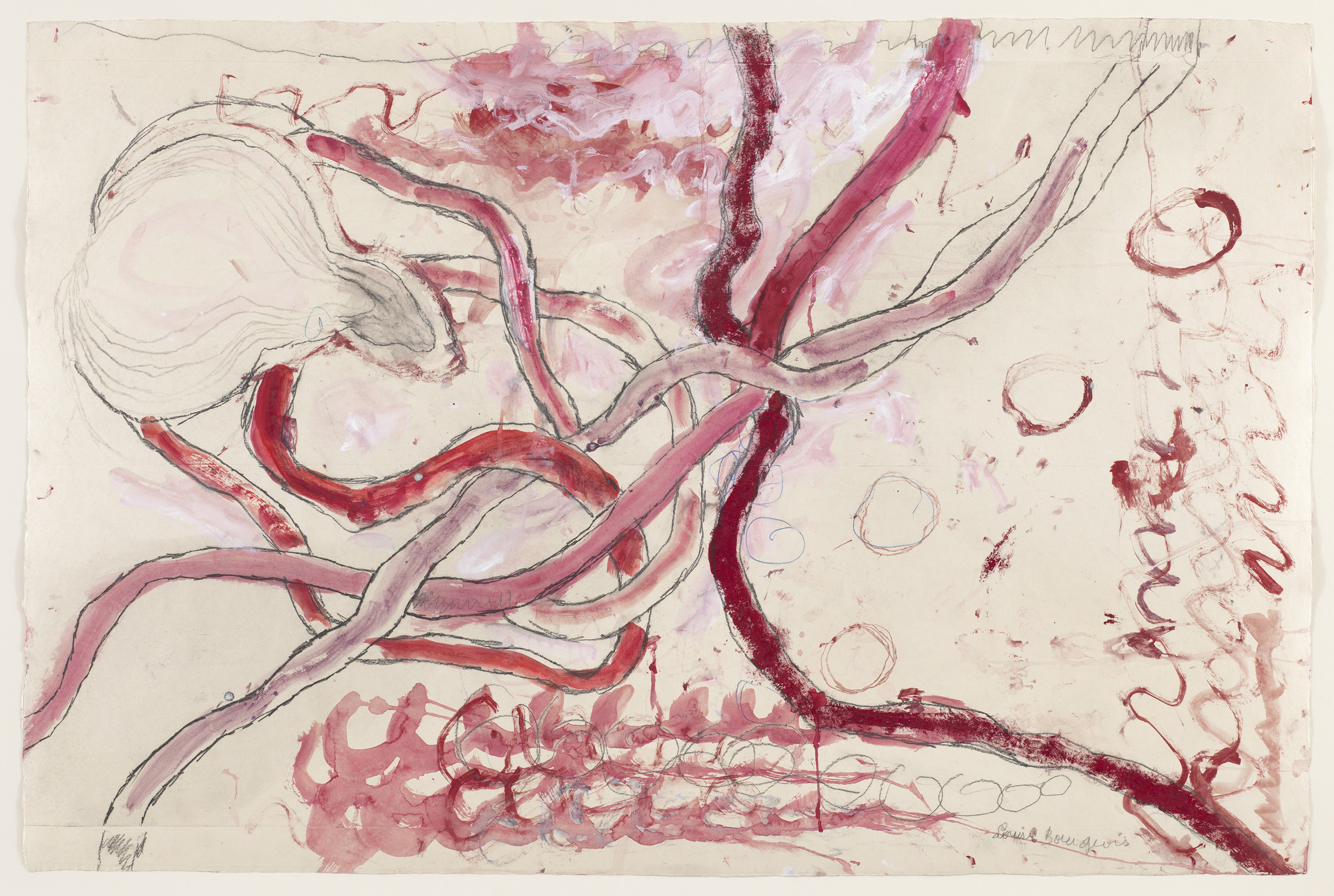 Louise Bourgeois. Untitled, no. 13 of 14, only state, unique variant, from À l'Infini (set 1)