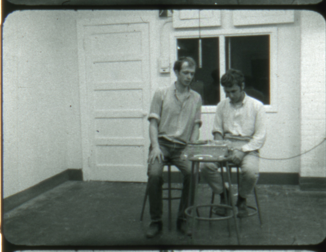 Morgan Fisher. The Director and His Actor Look at Footage Showing Preparations for an Unmade Film. 1968
