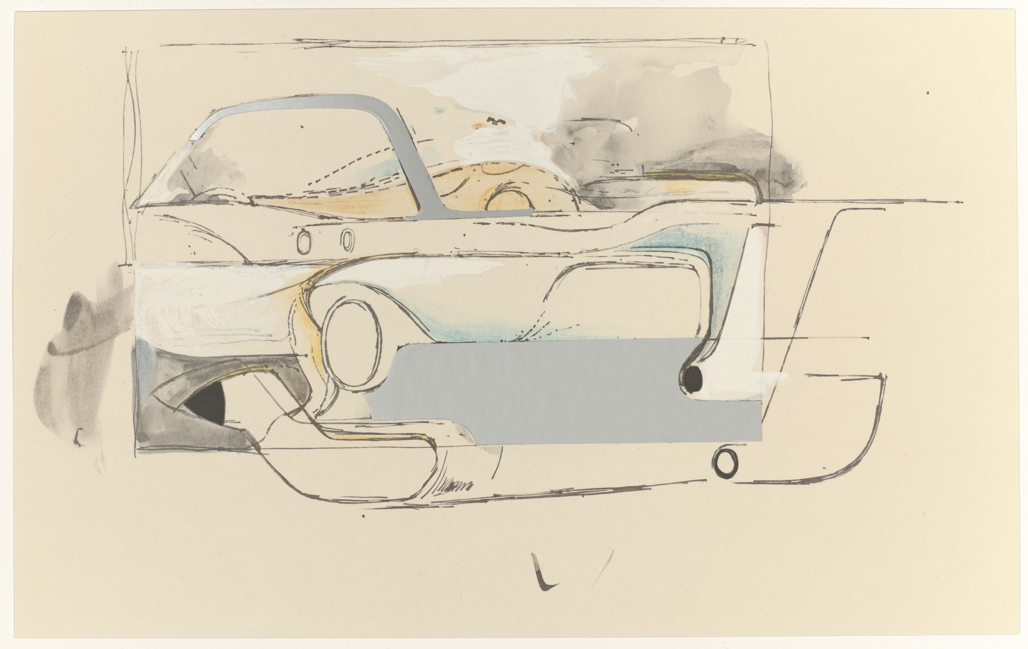 Richard Hamilton. Hers is a lush situation (1957) from Collected Words: de luxe portfolio