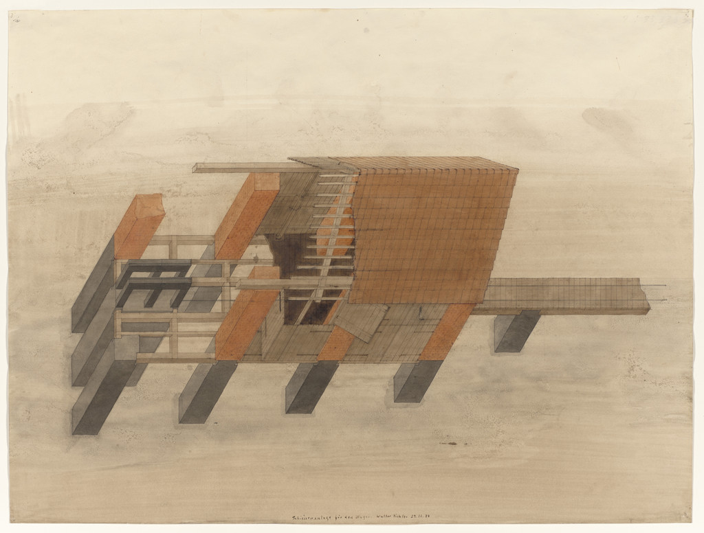 Rail system for the car (Axonometric)