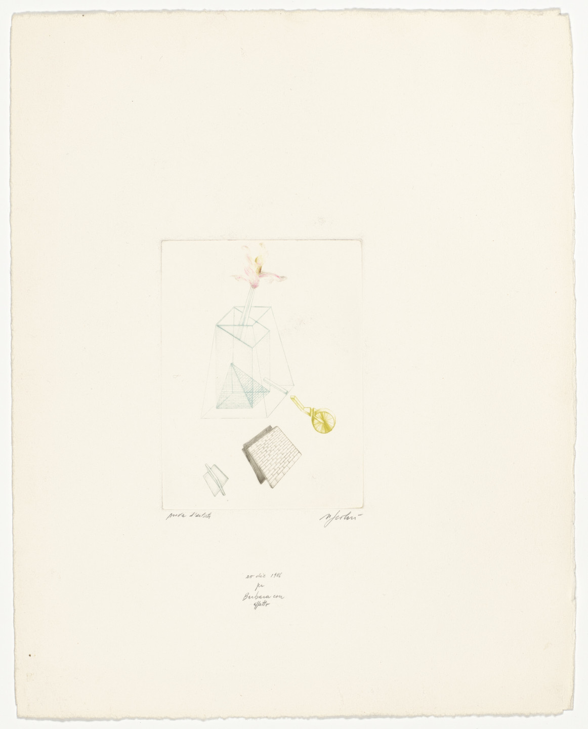 Massimo Scolari. Pura d&#39;Artista. 1986