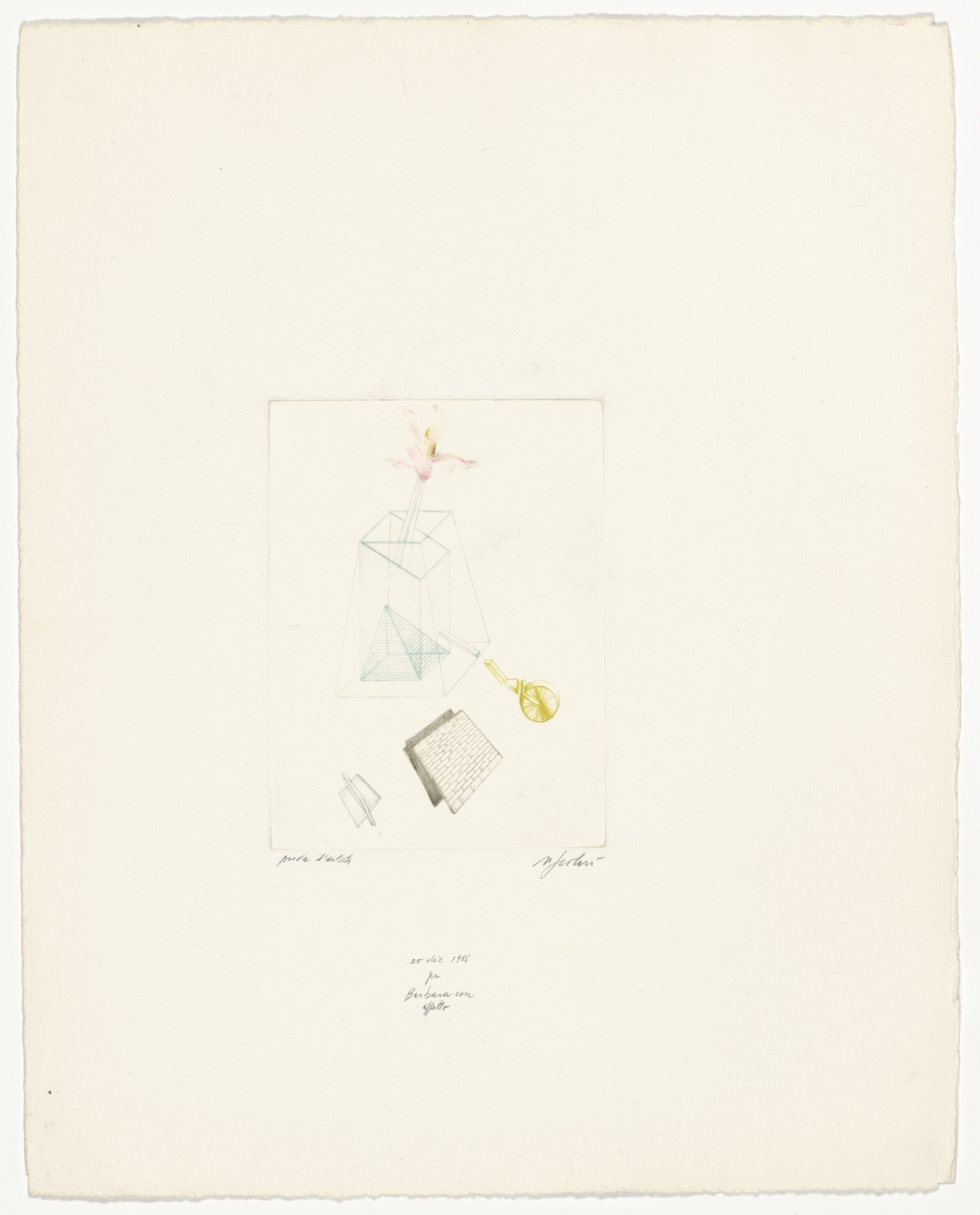 Massimo Scolari. Pura d'Artista. 1986 | MoMA