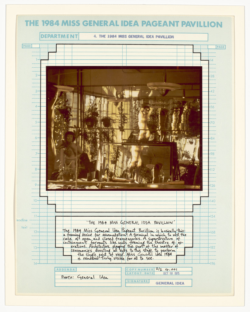 4. The 1984 Miss General Idea Pavillion: The 1984 Miss General Idea Pavillion, General Idea, 1975