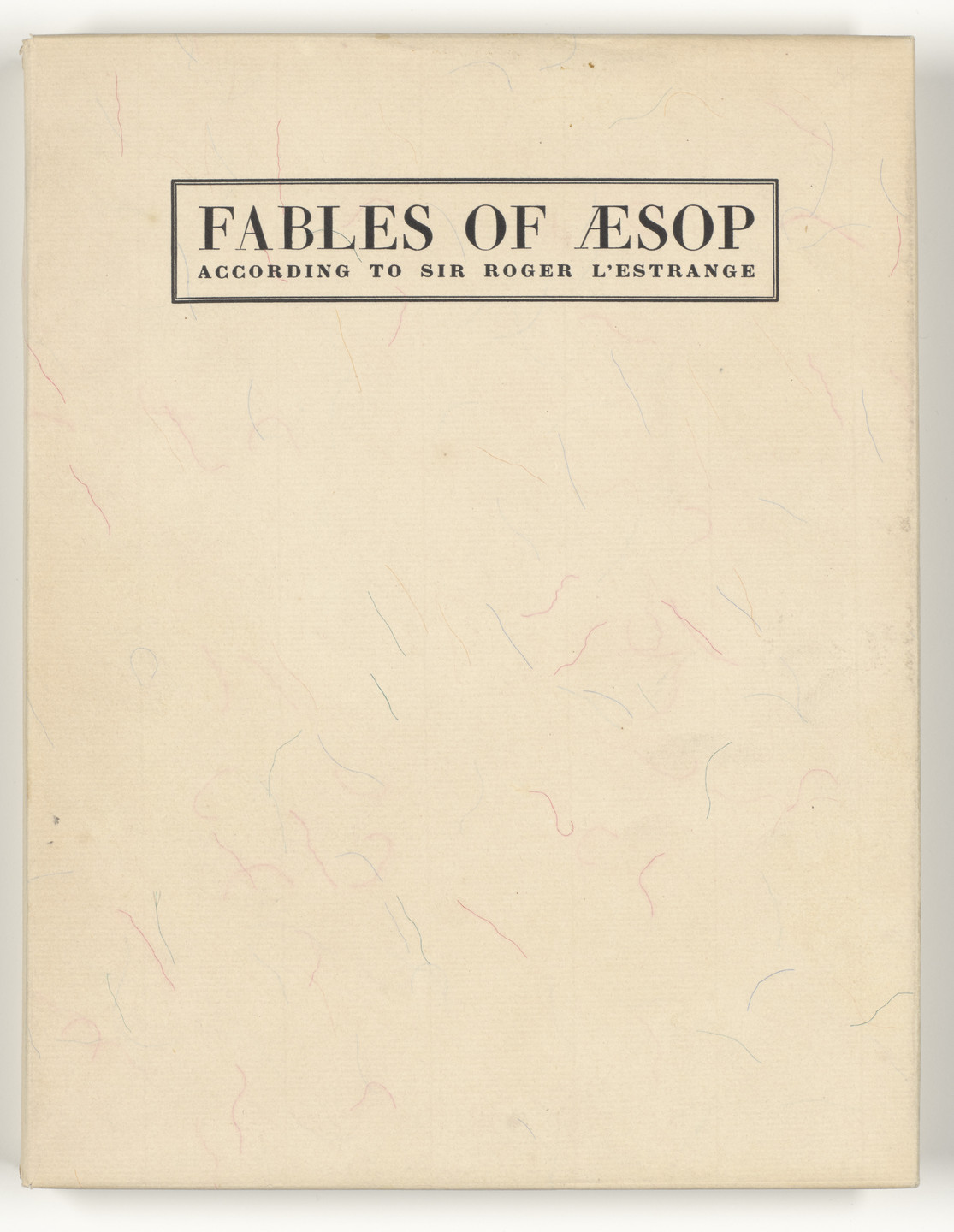 Alexander Calder. Fables of Aesop. 1931