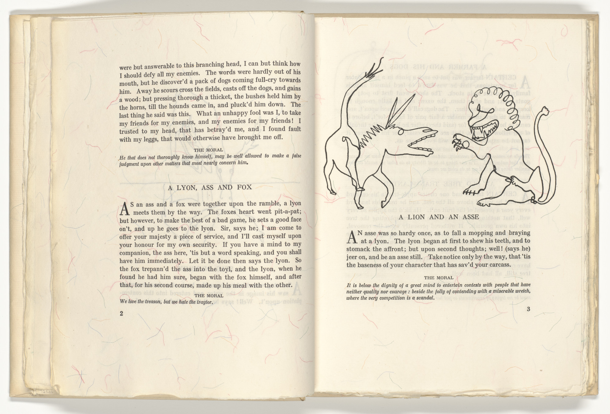 Alexander Calder. Headpiece (page 3) from Fables of Aesop