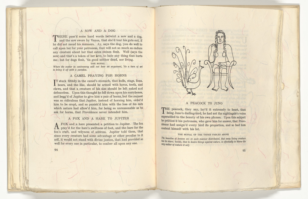 Headpiece (page 95) from Fables of Aesop