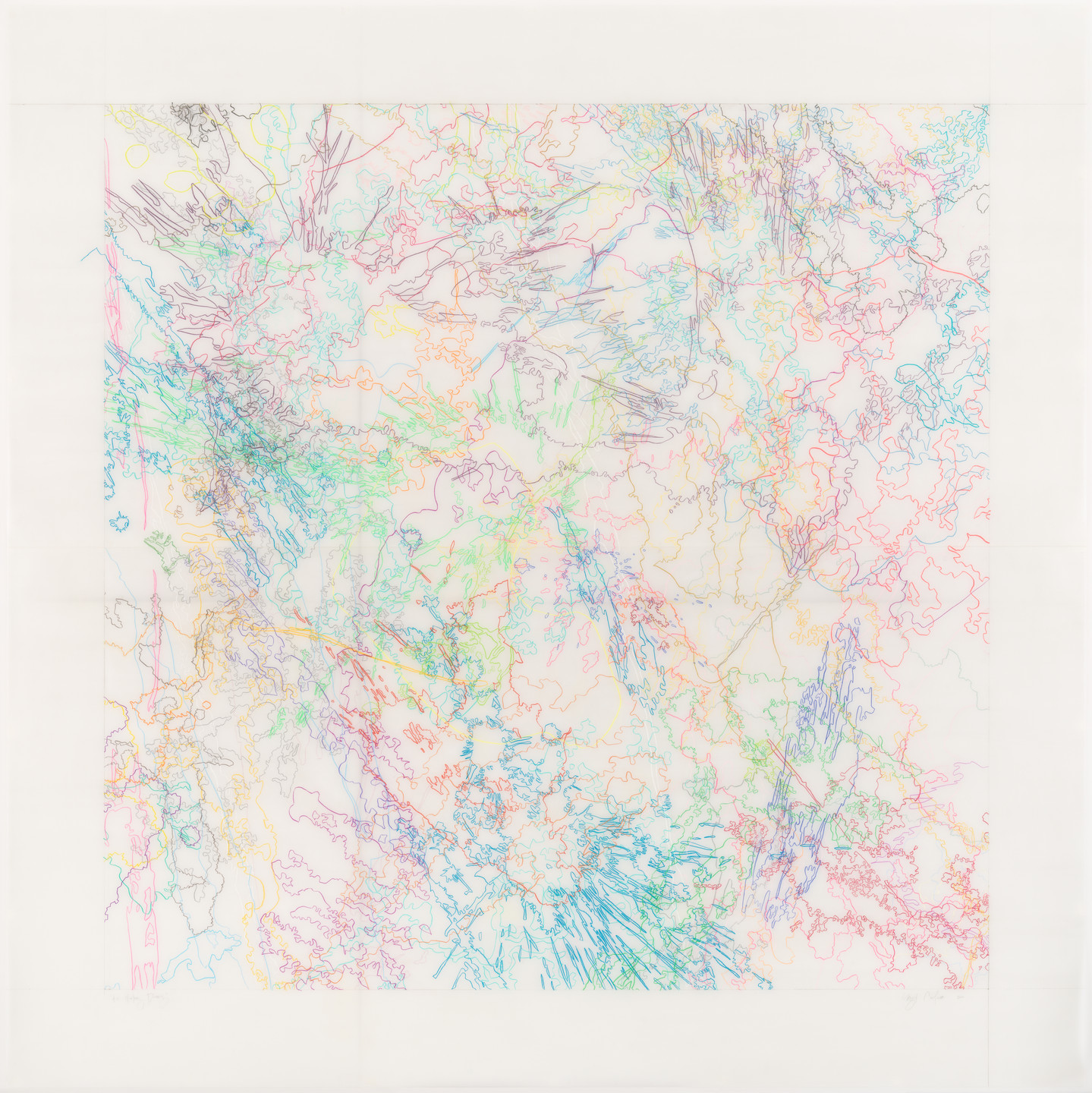 Ingrid Calame. #61 Working Drawing. 2000