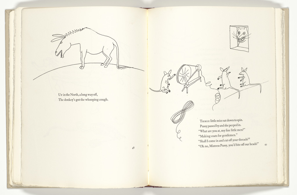 Plate (page 47) from Three Young Rats and Other Rhymes