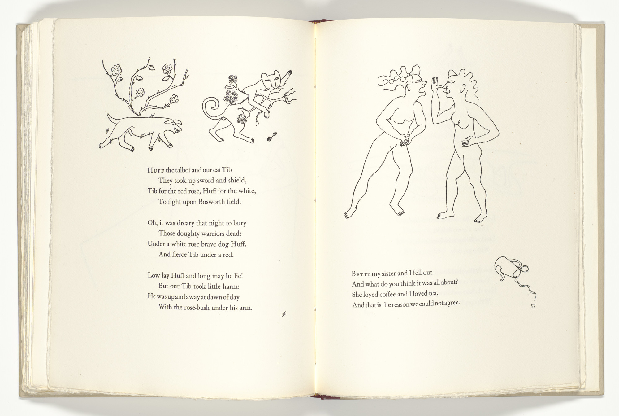 Alexander Calder. Headpiece (page 96) from Three Young Rats and Other Rhymes