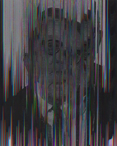 Sara Cwynar. Man From Contact Sheet 2 (Darkroom Manuals). 2018