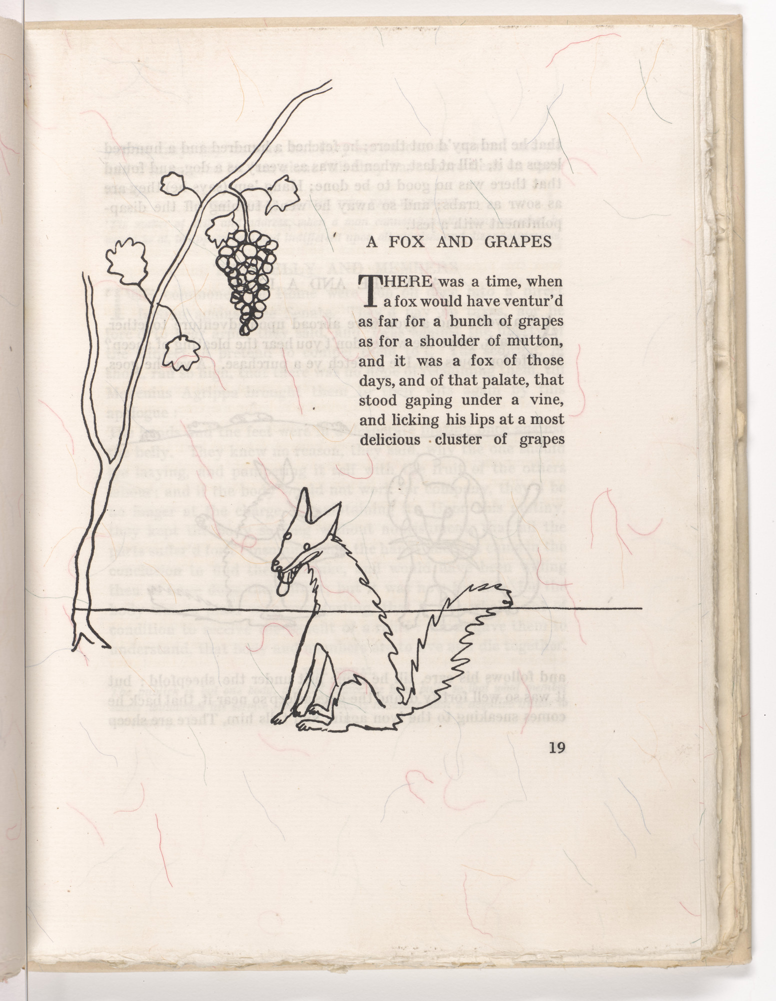 Alexander Calder. In-text plate (page 19) from Fables of Aesop