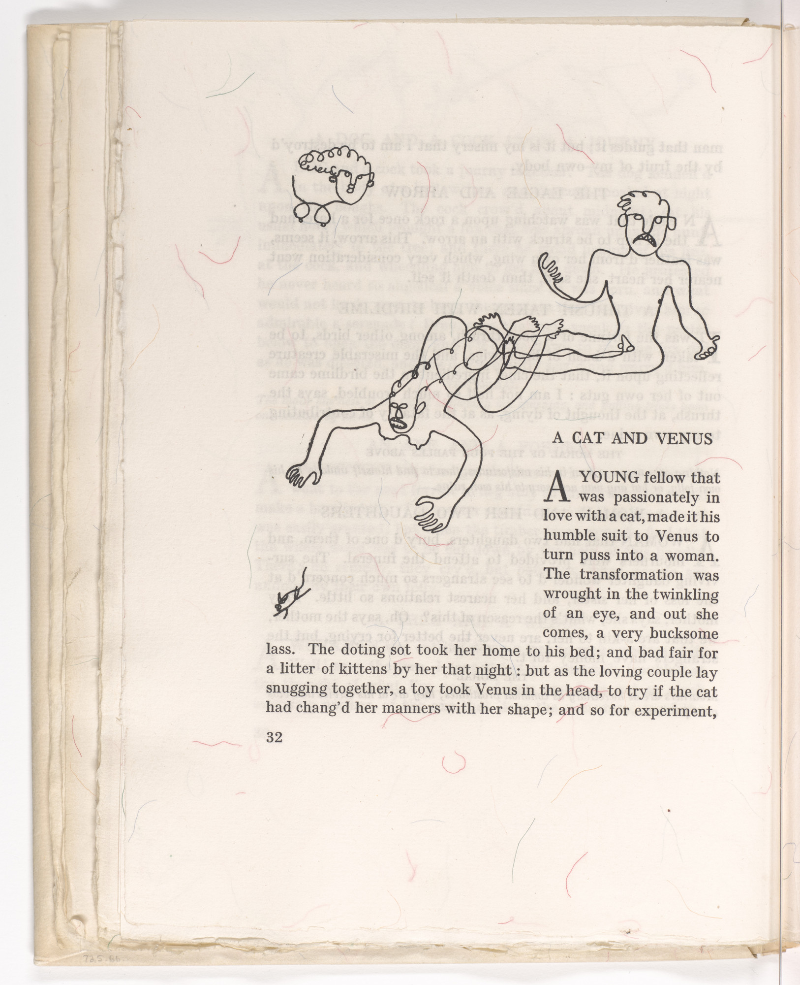 Alexander Calder. Headpiece (page 32) from Fables of Aesop