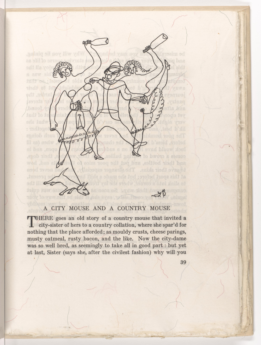 Alexander Calder. Headpiece (page 39) from Fables of Aesop. 1931