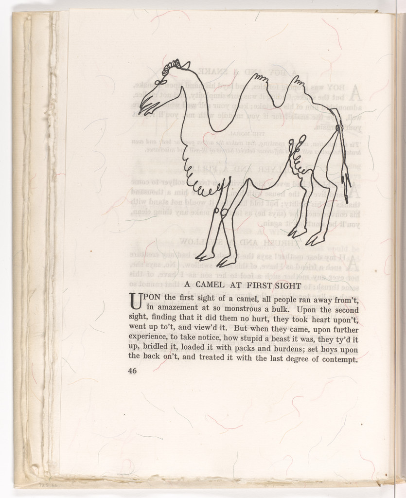 Headpiece (page 46) from Fables of Aesop, Alexander Calder, 1931