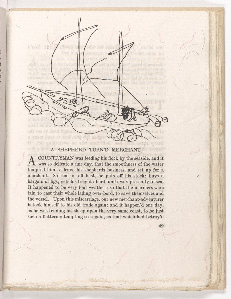 Headpiece (page 49) from Fables of Aesop, Alexander Calder, 1931