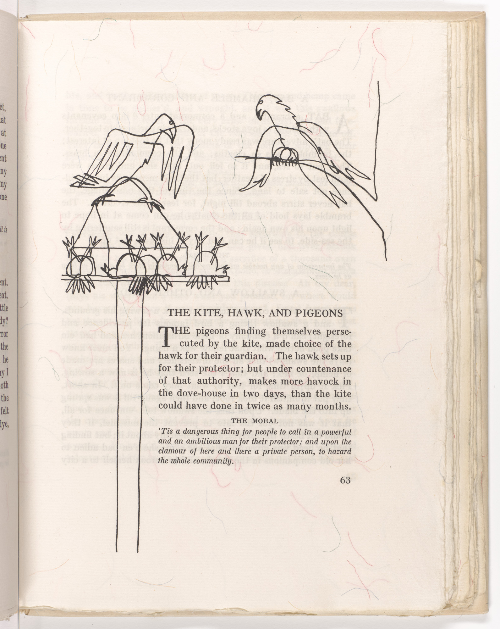 Alexander Calder. Headpiece (page 63) from Fables of Aesop
