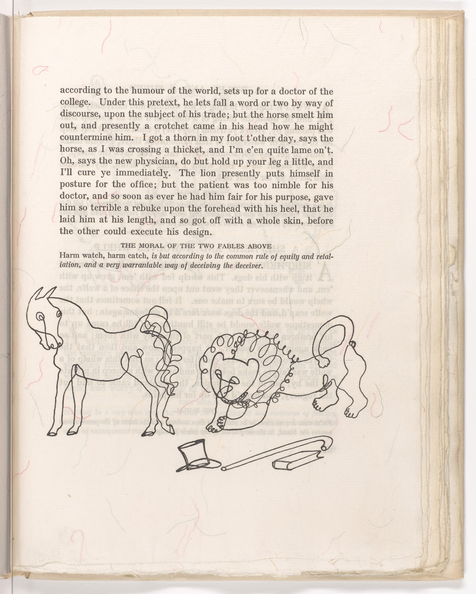 Alexander Calder. Tailpiece (page 81) from Fables of Aesop