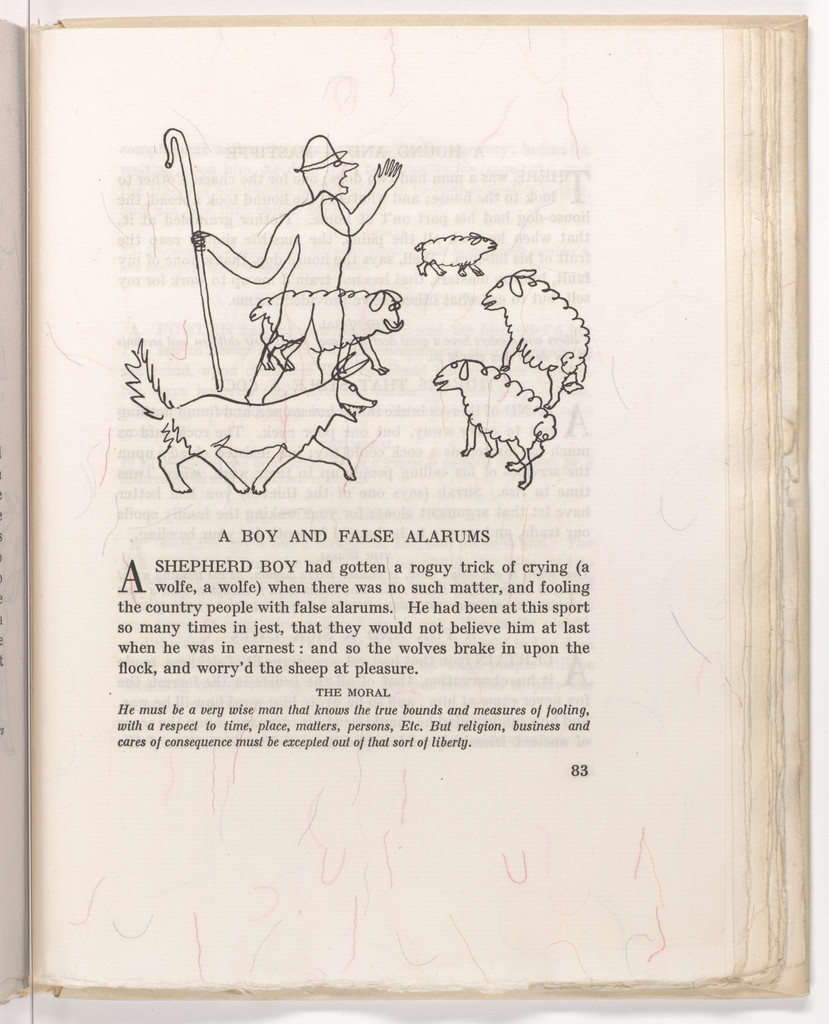 Headpiece (page 83) from Fables of Aesop