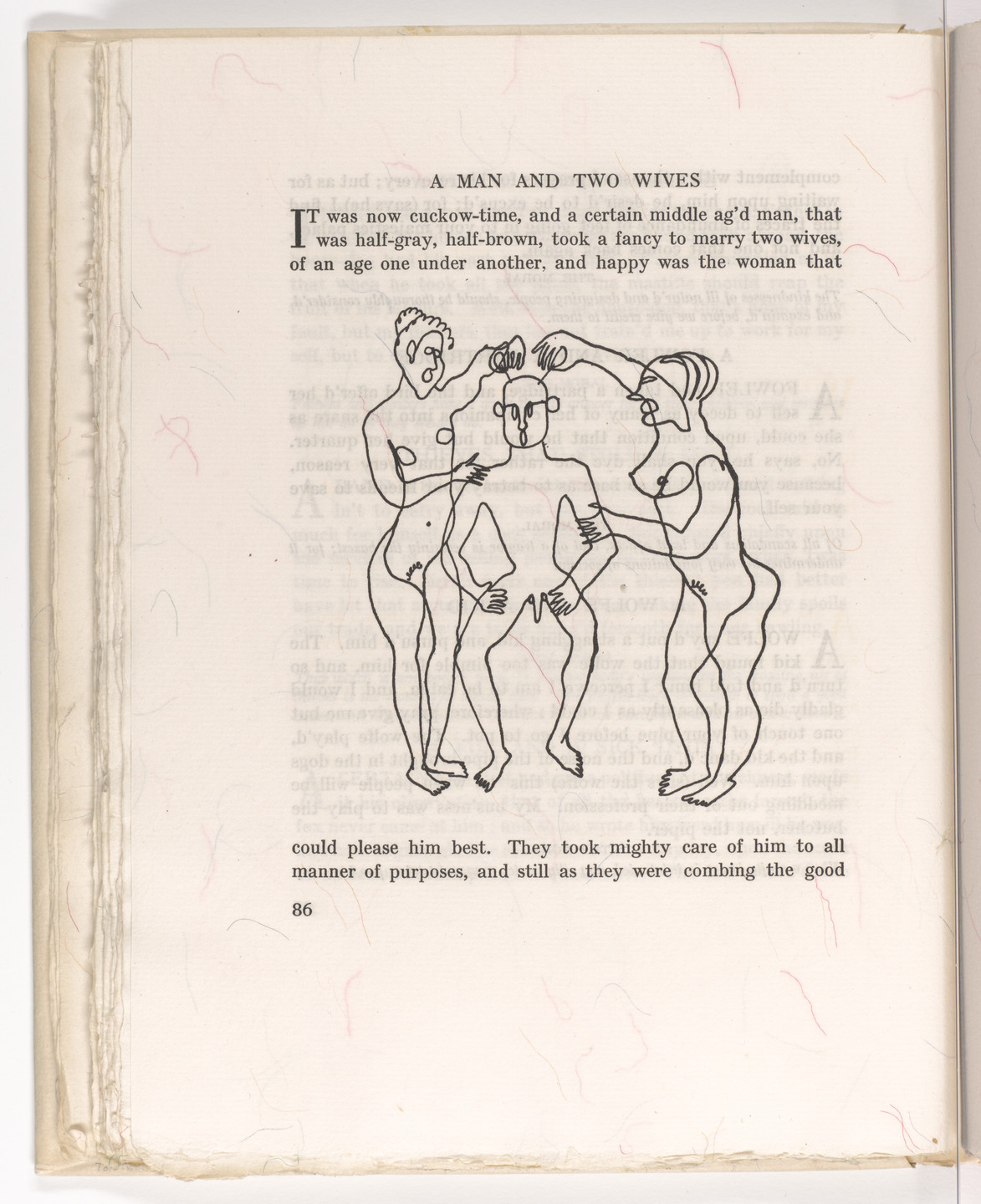 Alexander Calder. In-text plate (page 86) from Fables of Aesop. 1931