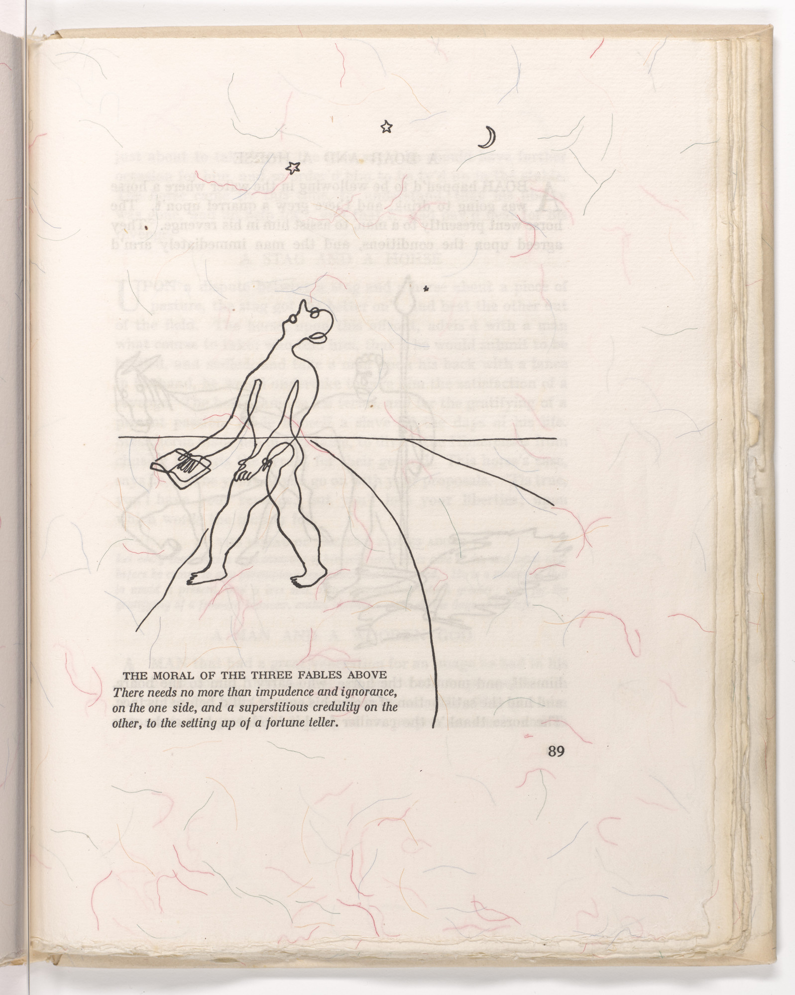 Alexander Calder. In-text plate (page 89) from Fables of Aesop
