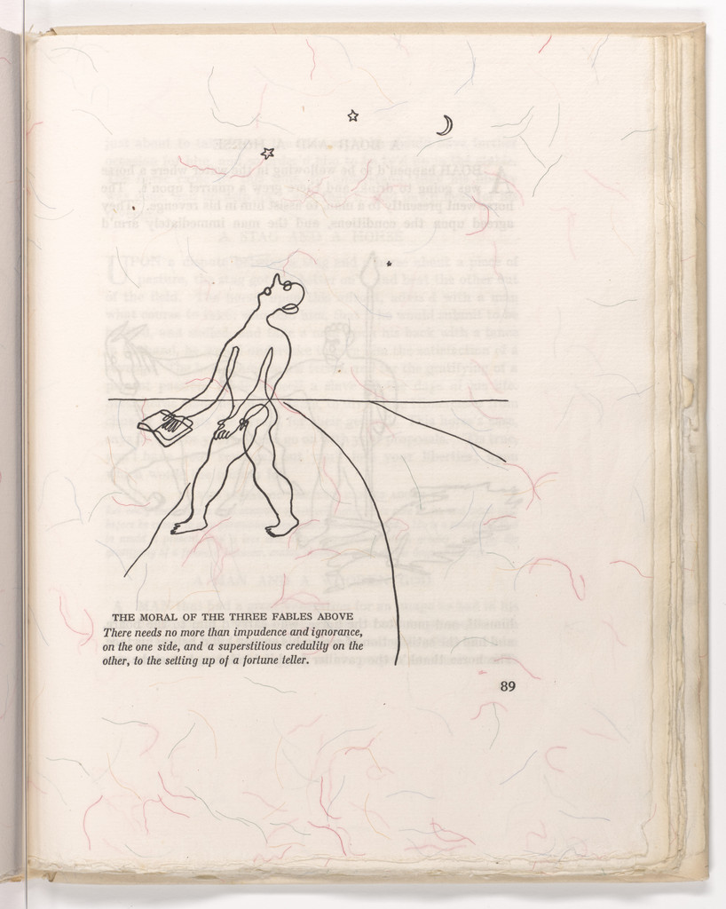 In-text plate (page 89) from Fables of Aesop, Alexander Calder, 1931
