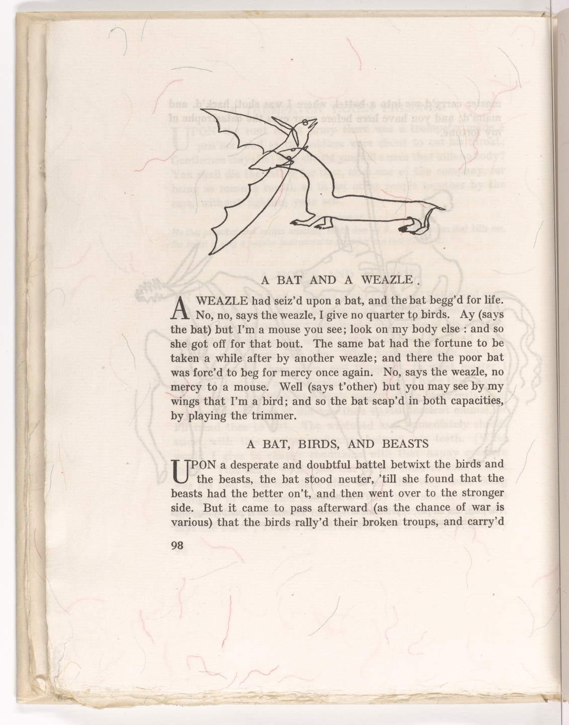 Alexander Calder. Headpiece (page 98) from Fables of Aesop. 1931