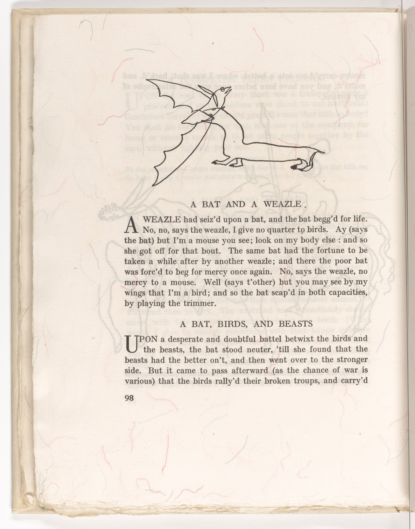 Alexander Calder. Headpiece (page 98) from Fables of Aesop
