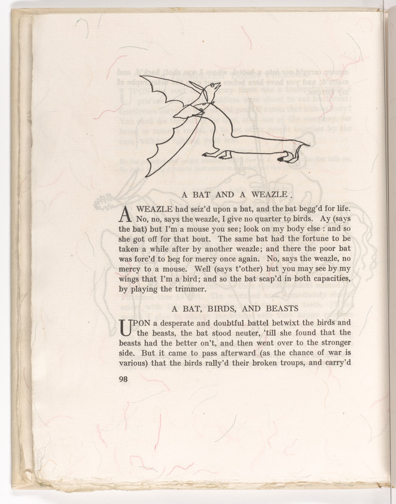 Headpiece (page 98) from Fables of Aesop
