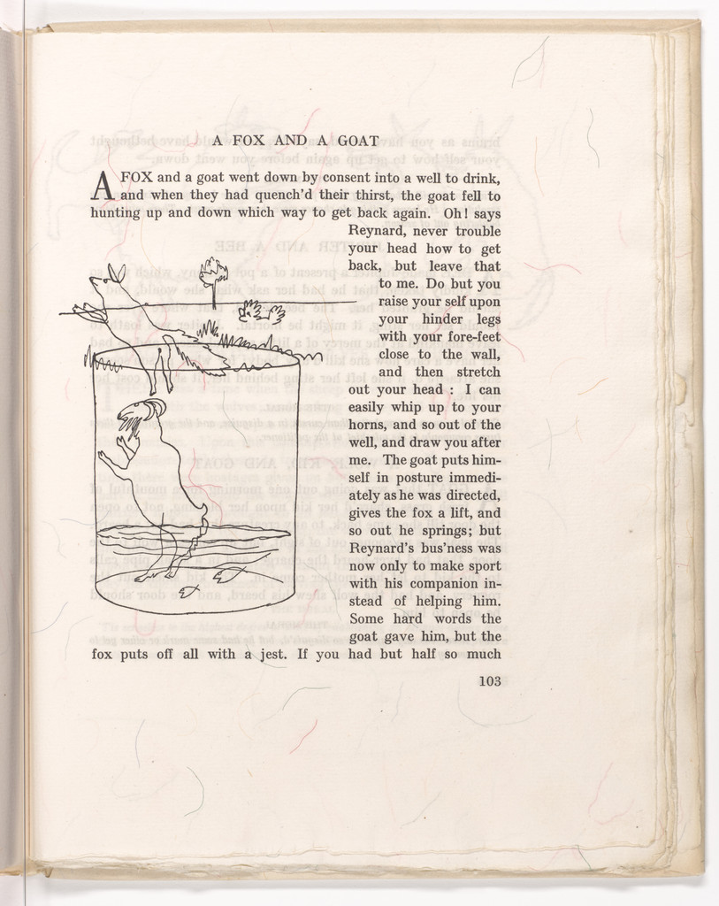 In-text plate (page 103) from Fables of Aesop