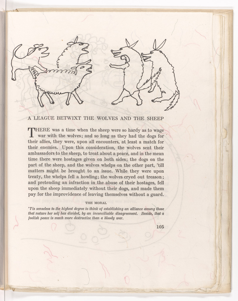 Headpiece (page 105) from Fables of Aesop