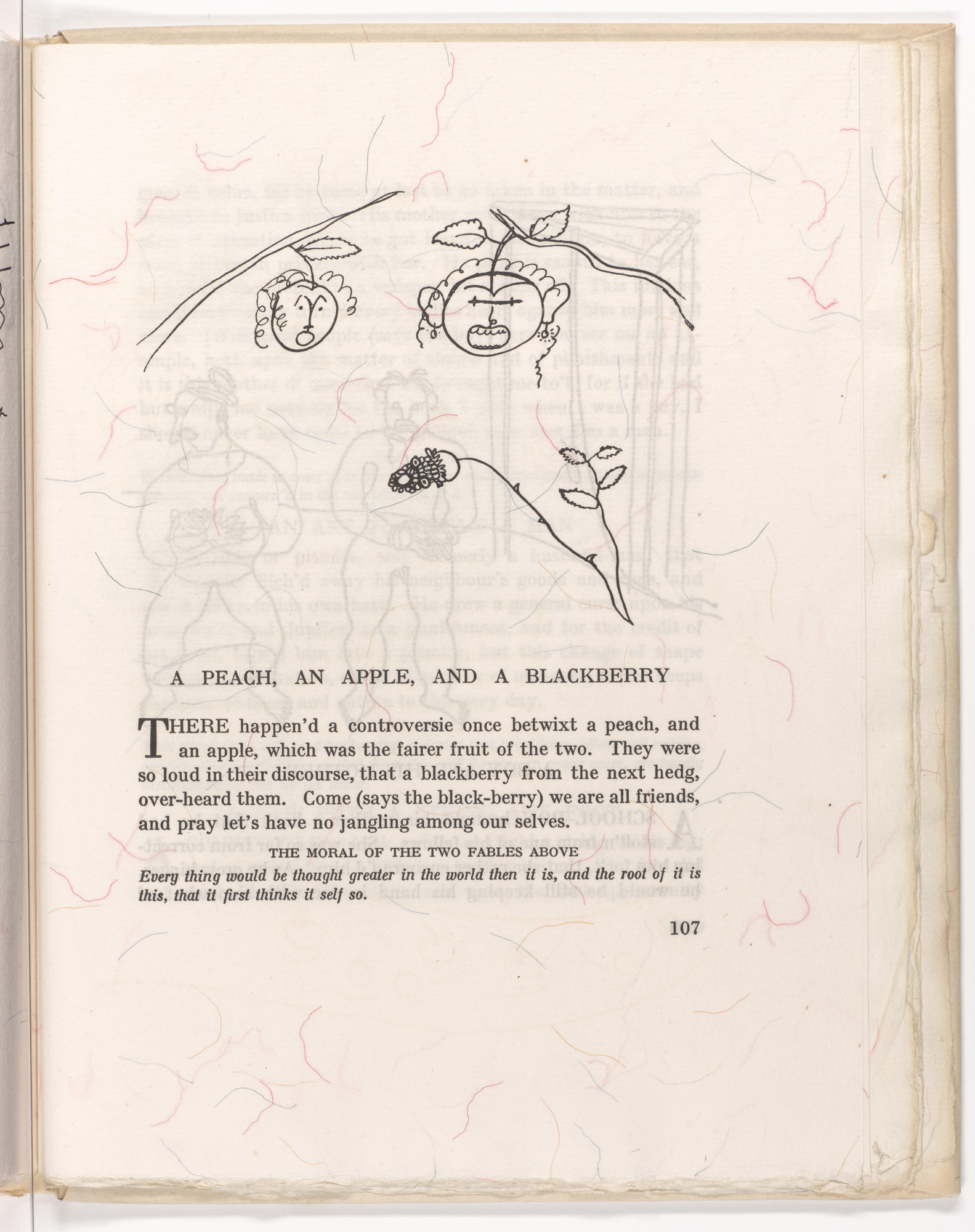 Alexander Calder. Headpiece (page 107) from Fables of Aesop