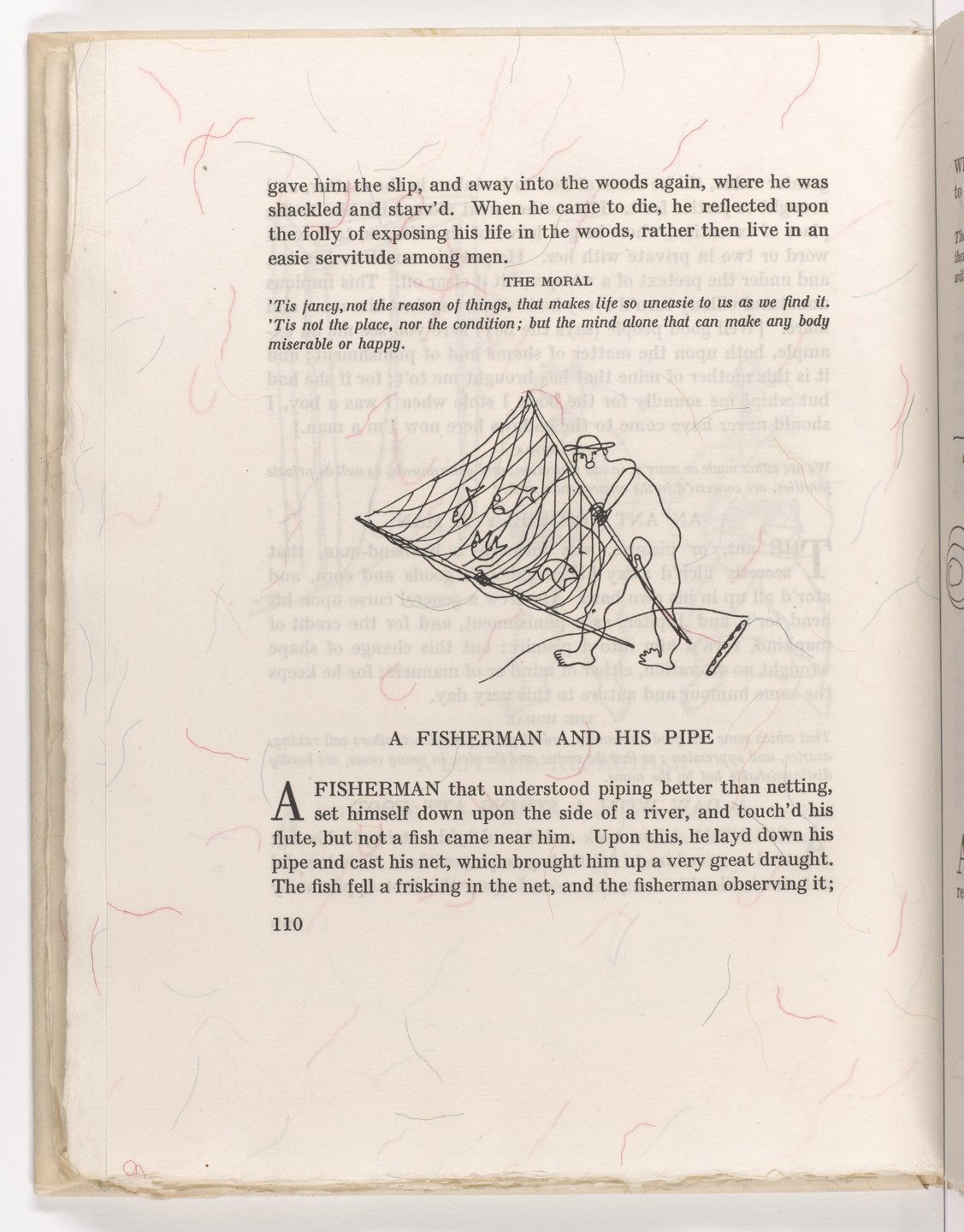 Alexander Calder. In-text plate (page 110) from Fables of Aesop. 1931