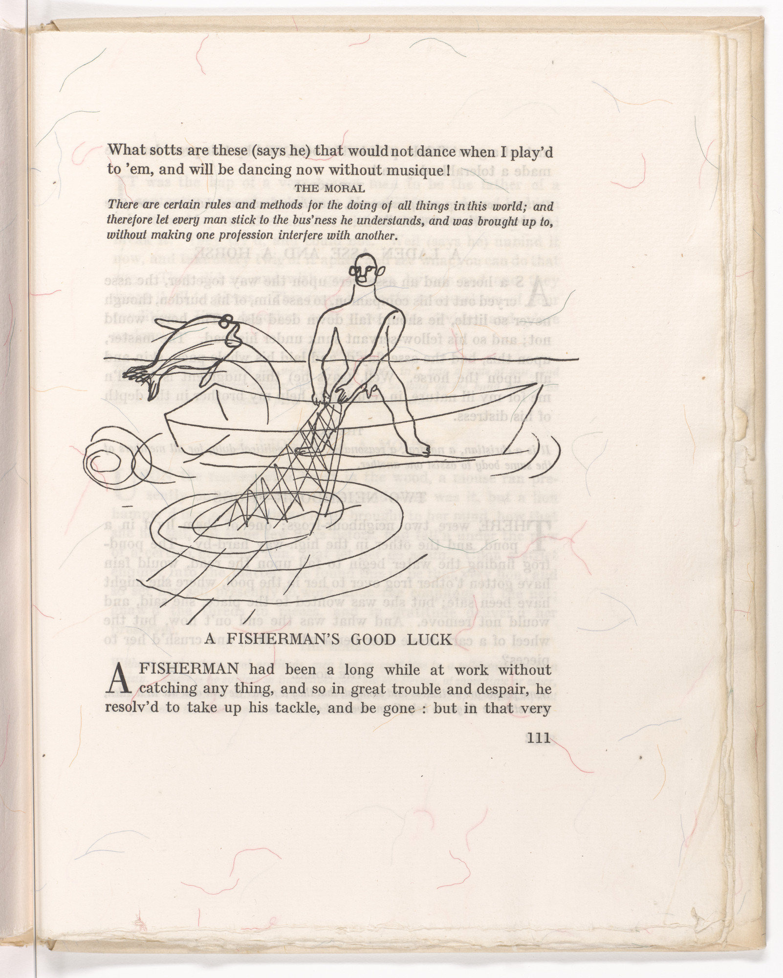 Alexander Calder. In-text plate (page 111) from Fables of Aesop
