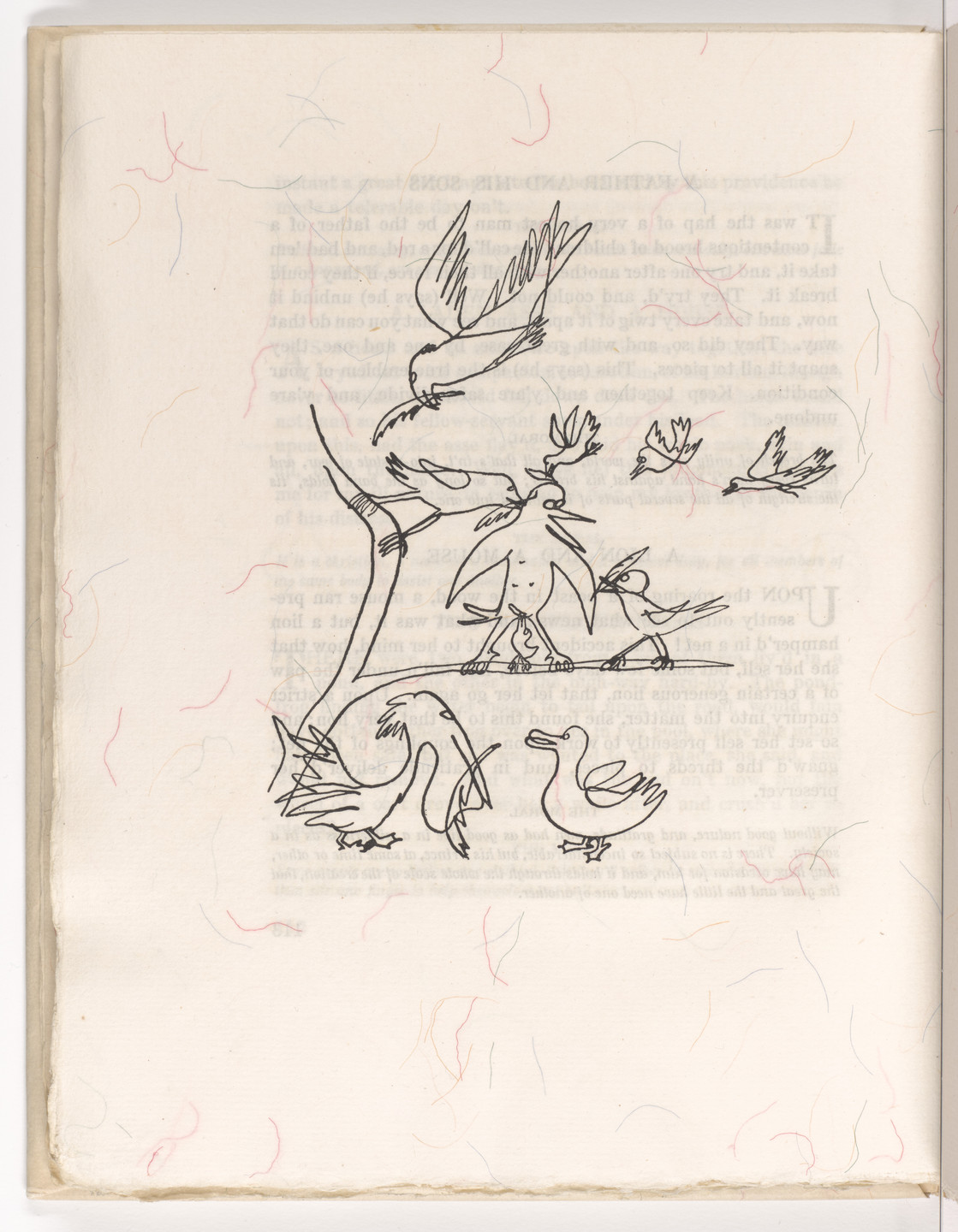 Alexander Calder. Plate (page 114) from Fables of Aesop. 1931