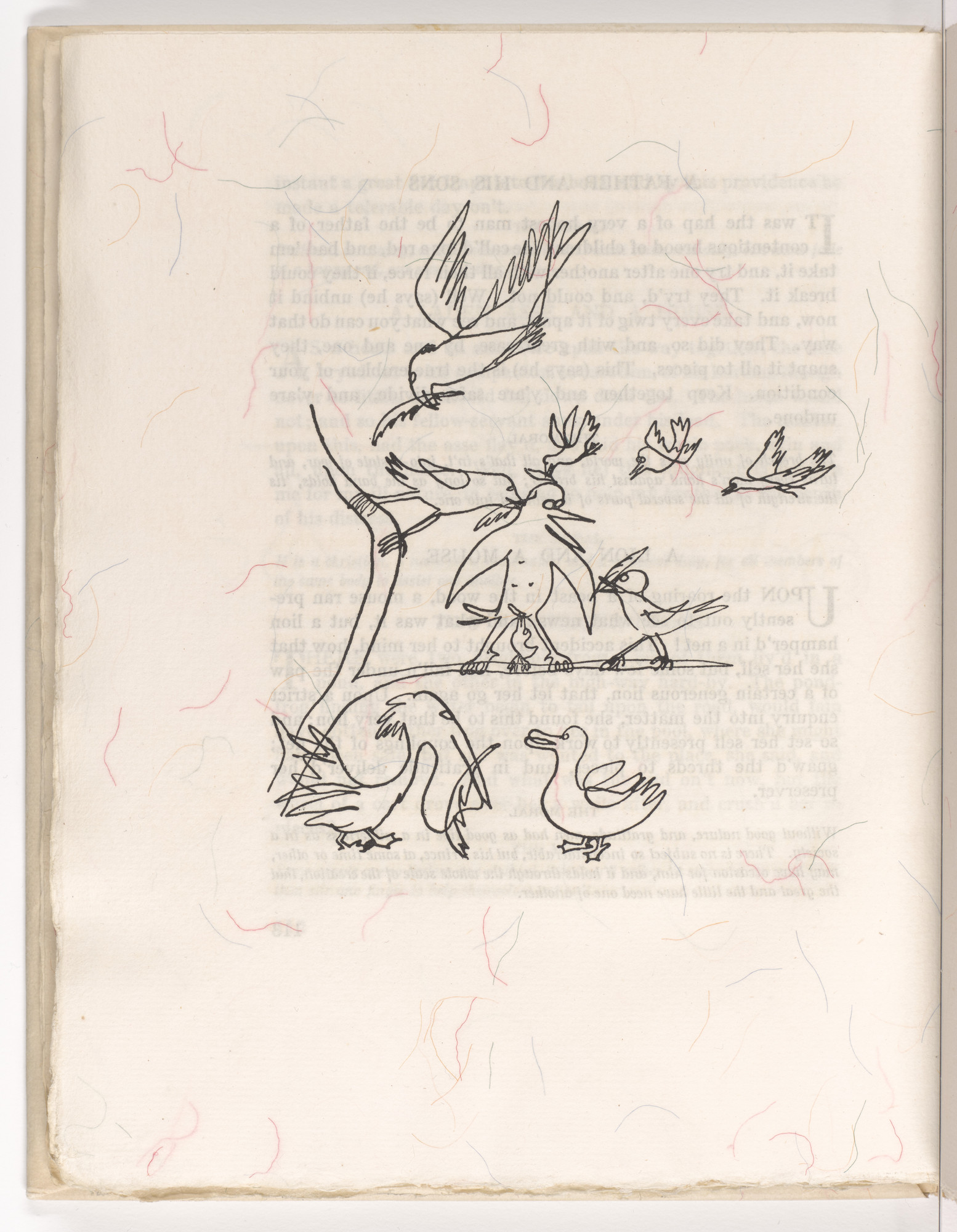 Alexander Calder. Plate (page 114) from Fables of Aesop