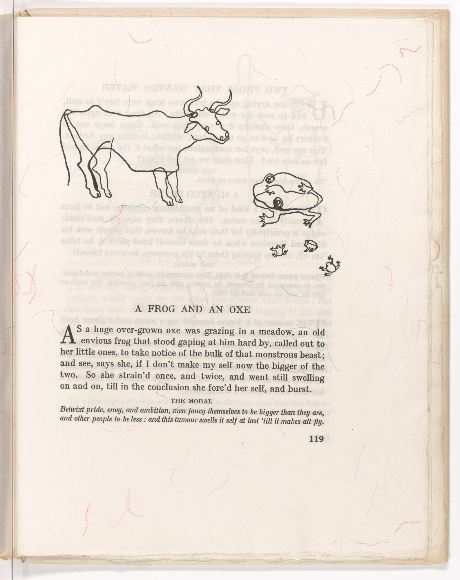 Alexander Calder. Headpiece (page 119) from Fables of Aesop