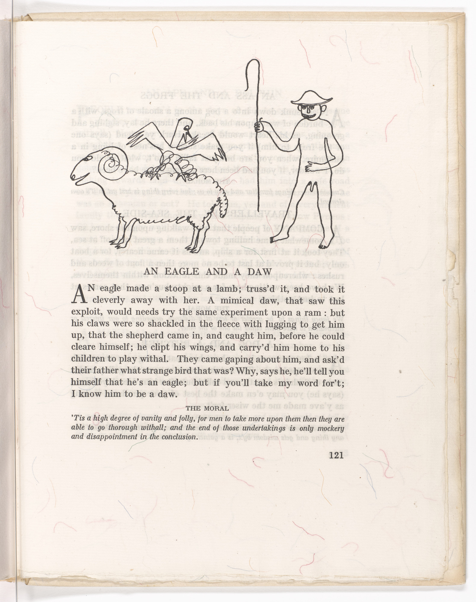 Alexander Calder. Headpiece (page 121) from Fables of Aesop