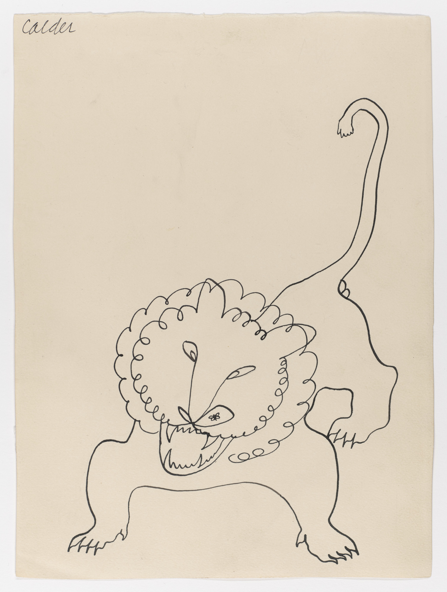 Alexander Calder. Supplementary drawing from Fables of Aesop