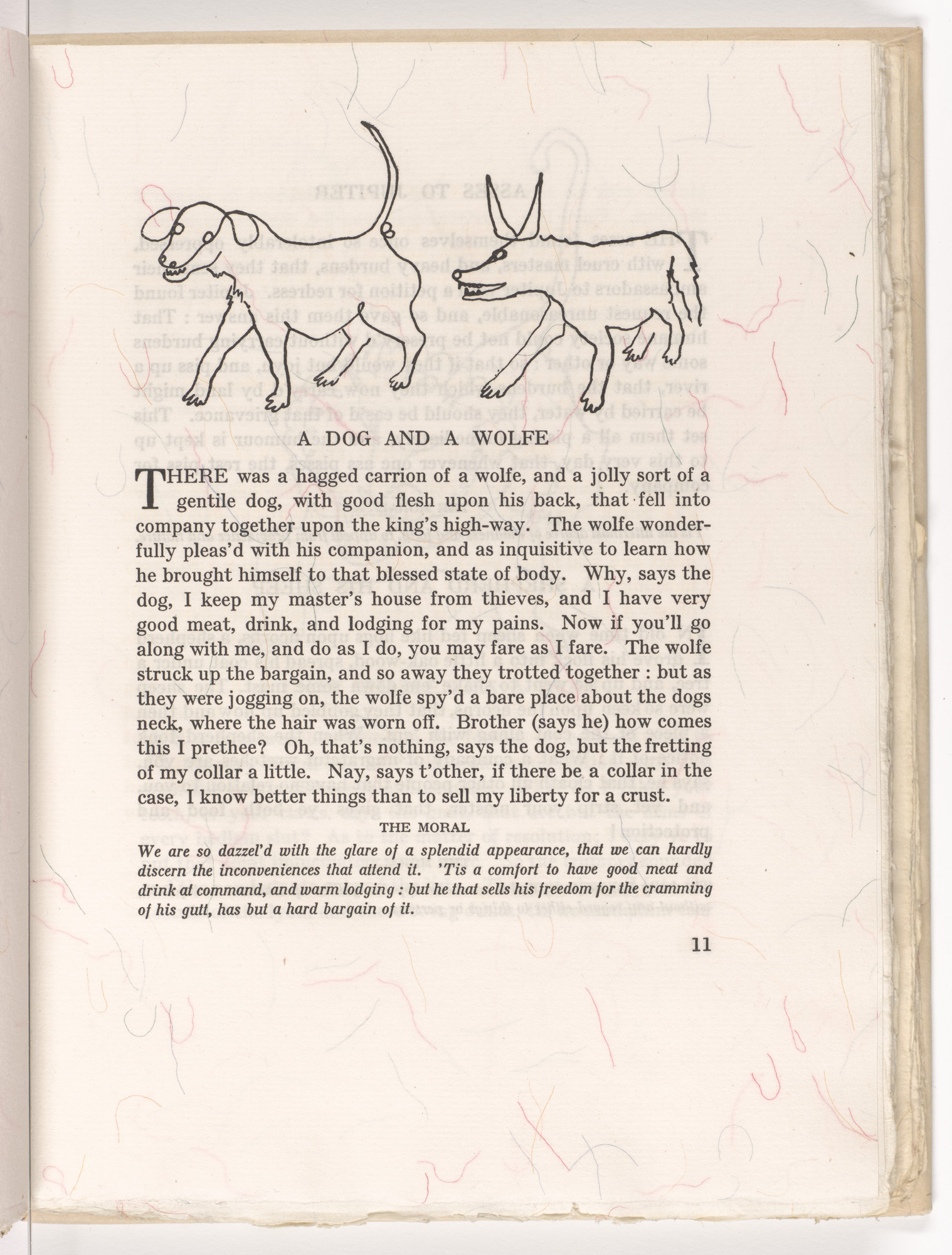 Alexander Calder. Headpiece (page 11) from Fables of Aesop