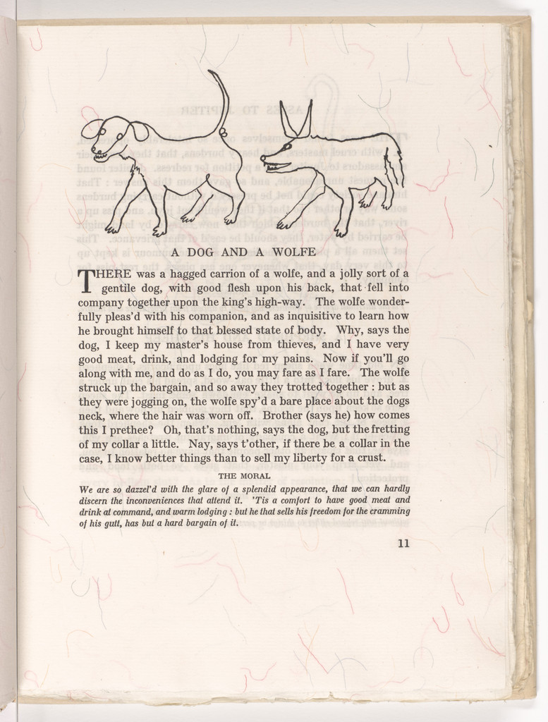 Headpiece (page 11) from Fables of Aesop