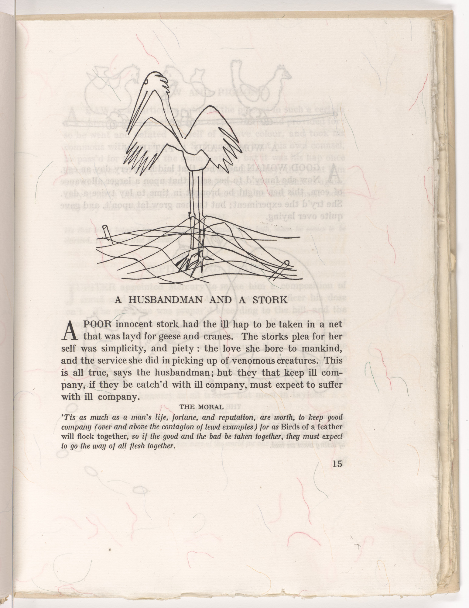 Alexander Calder. Headpiece (page 15) from Fables of Aesop