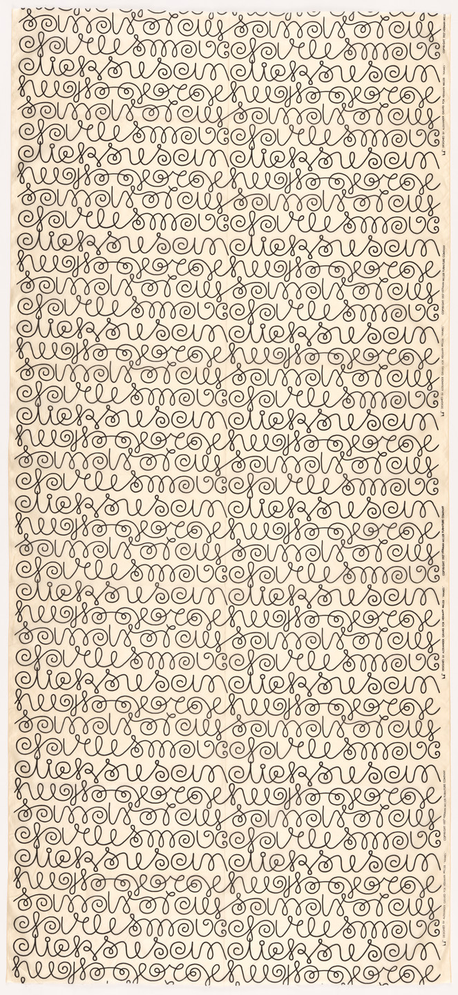 Alexander Girard. Names. 1957