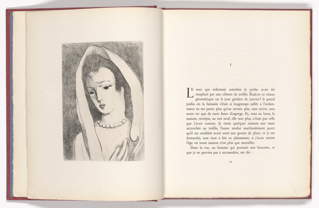 Jeune femme inquiète (Young, Worried Woman) (plate, page 10) from Antarès