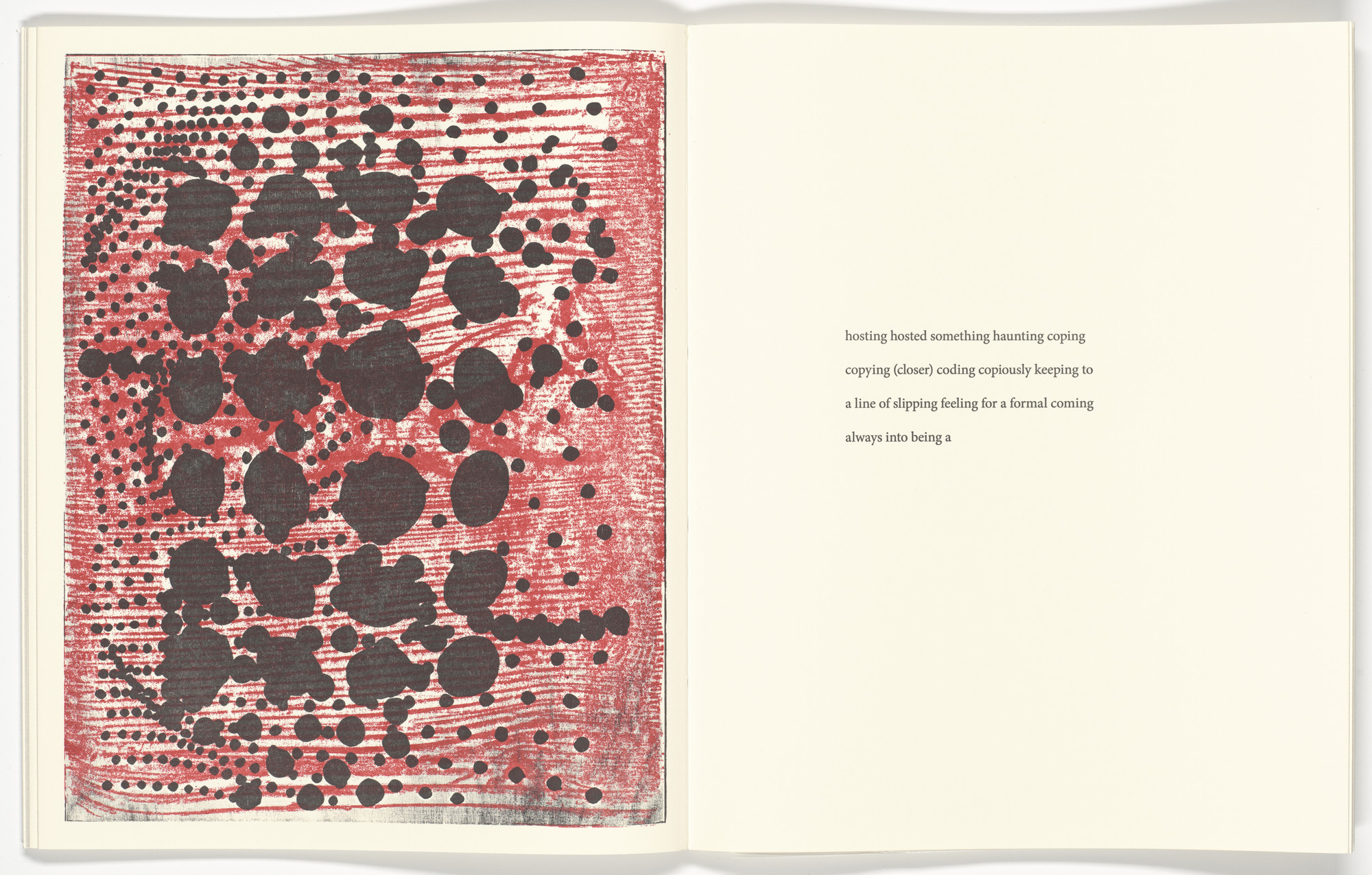 Terry Winters. Plate (folio 3 verso) from Beginning Being an Engine