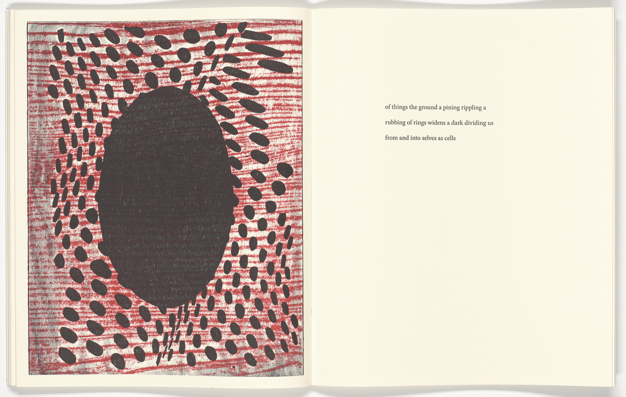 Terry Winters. Plate (folio 5 verso) from Beginning Being an Engine