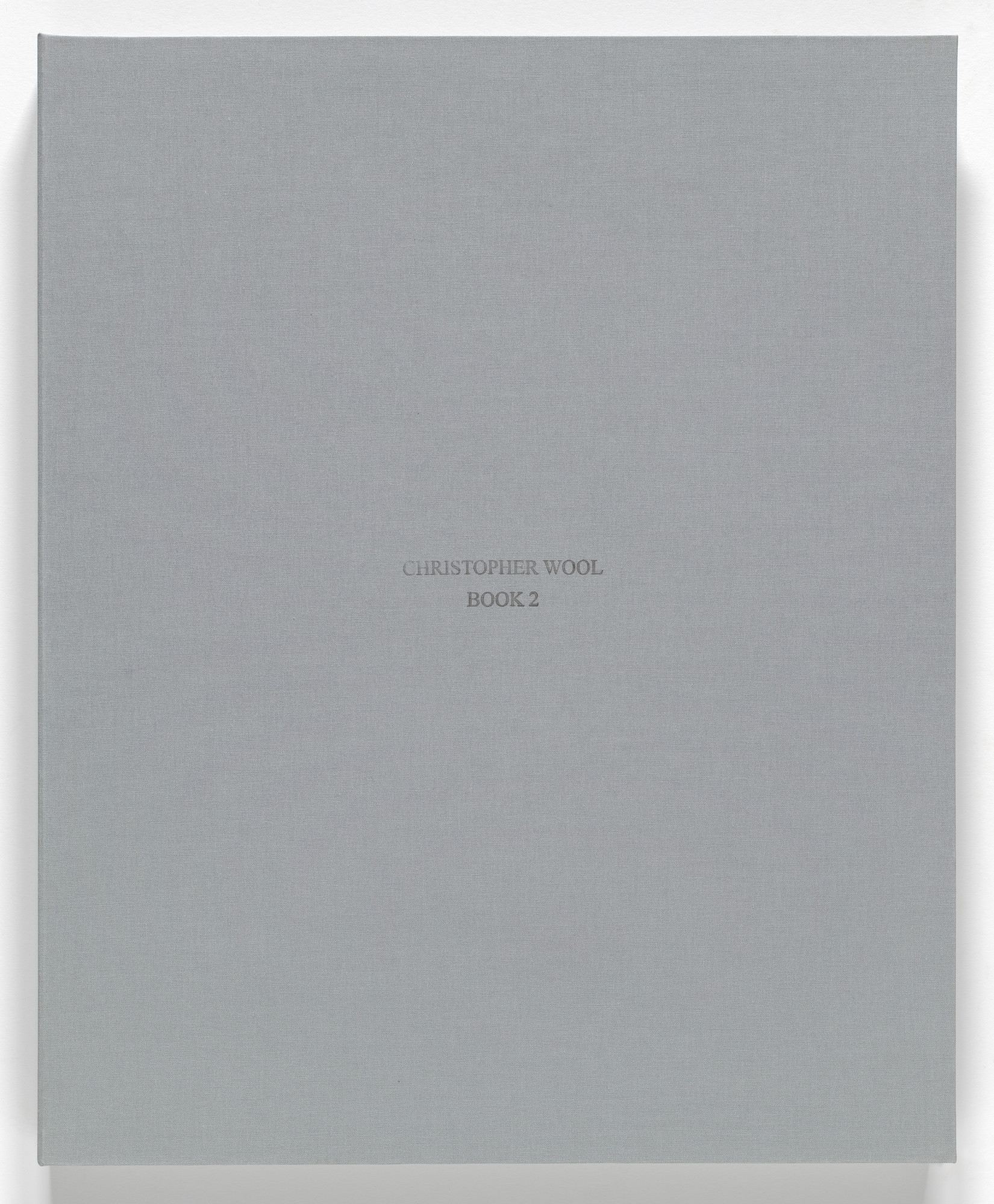 Christopher Wool. Book 2