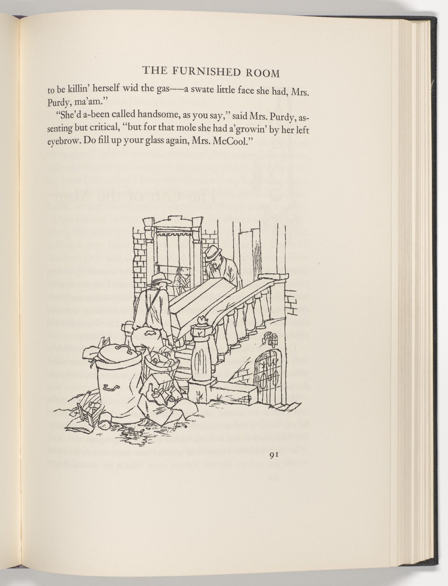 George Grosz. Tailpiece (page 91) from The Voice of the City and Other Stories
